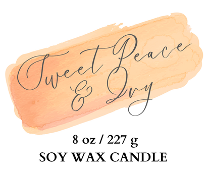SWEET PEACE & IVY Candle 8 oz.