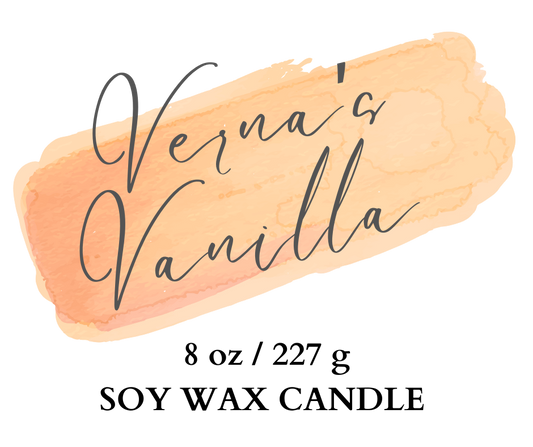 VERNA'S VANILLA Candle